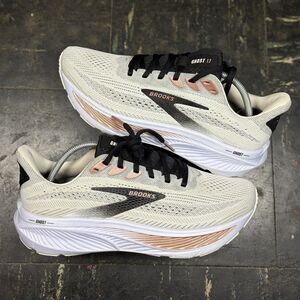 Brooks Ghost 17 Womens 8.5 Rose Gold Wide Comfort Running Shoes